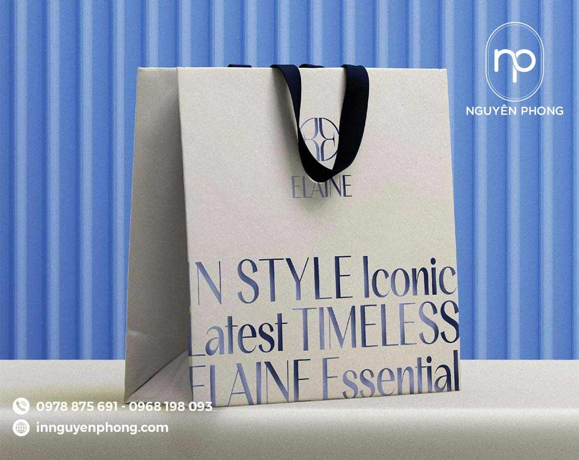 Dịch vụ in túi giấy đựng mỹ phẩm theo yêu cầu 
